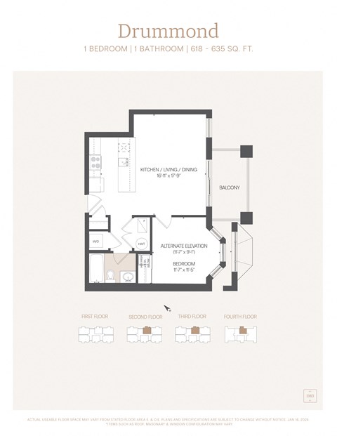 a typical floor plan of a bedroom apartment